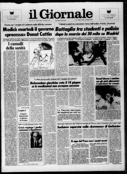 Il giornale : quotidiano del mattino